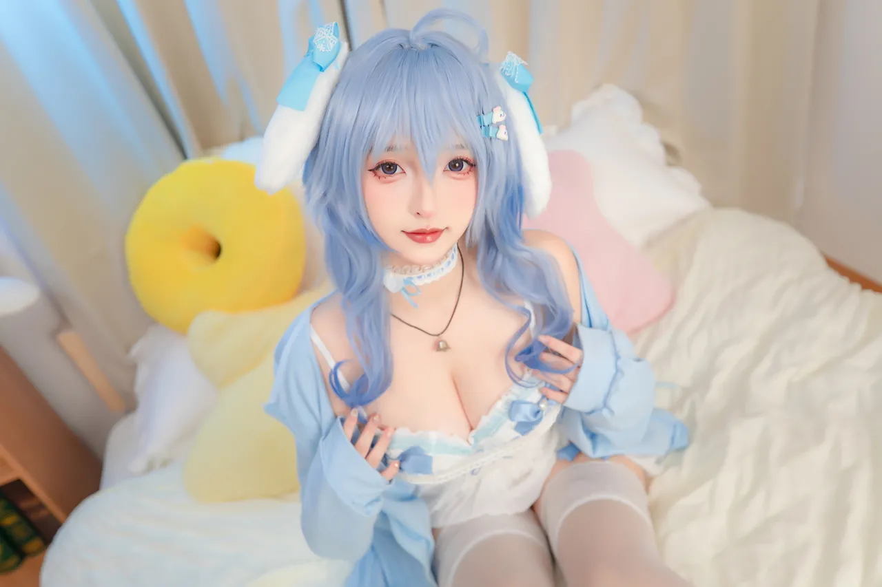 神楽坂真冬 - 甘雨降临 (原神)-erohere2.webp